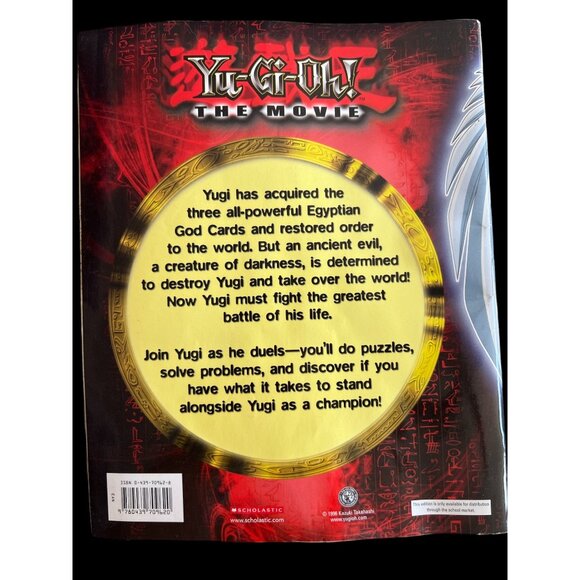 Yu-Gi-Oh! The Movie Master Duelist Activity Book Scholastic 1996 With Poster - Picture 2 of 6